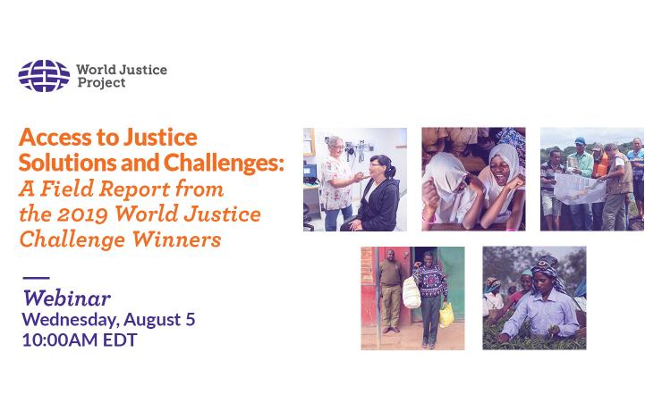 Access to Justice Solutions and Challenges webinar